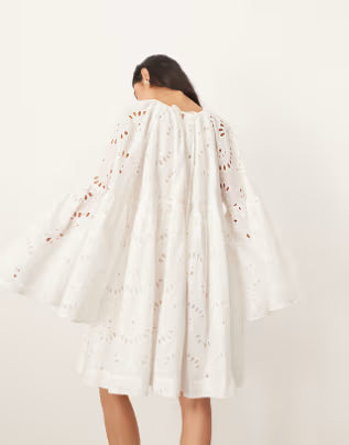 deborah-mini dress in white